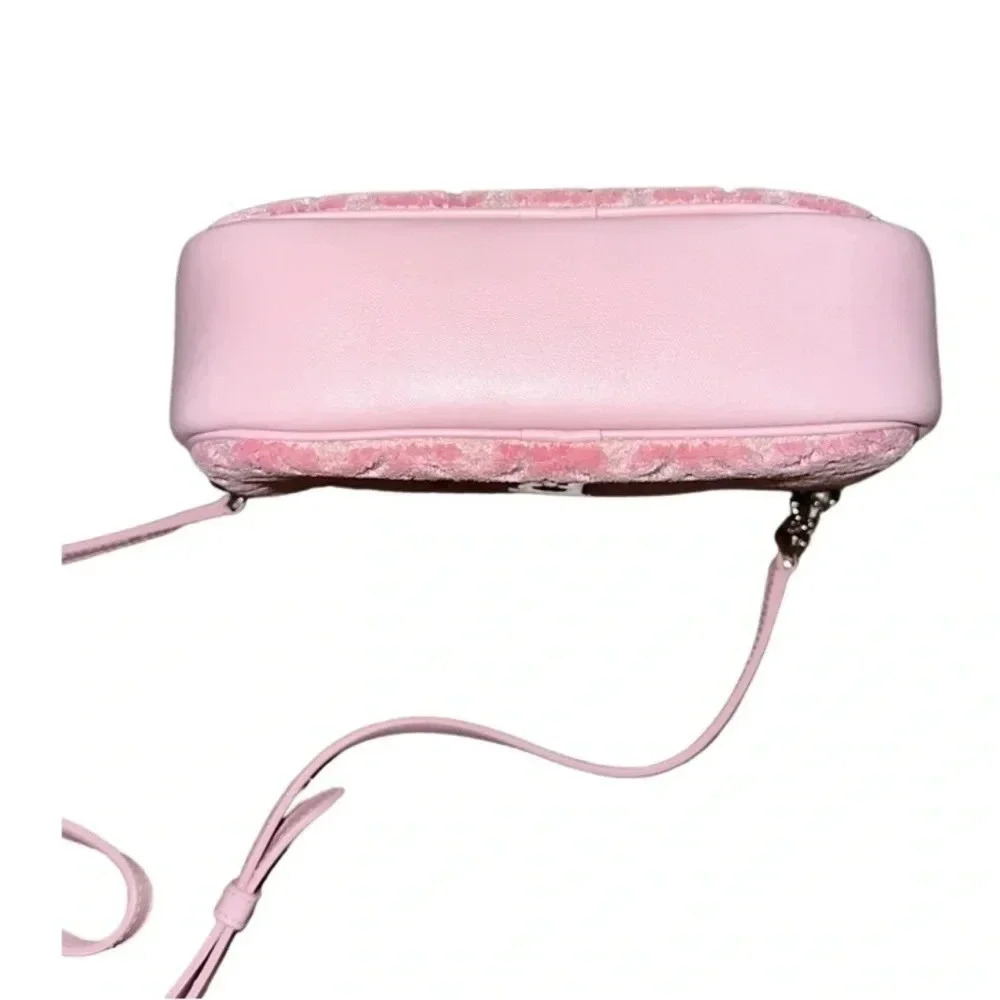 Burberry Mini Lola TB Monogram Toweling Camera Crossbody Bag - Picture 13 of 16